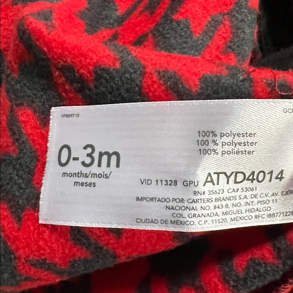 Carter's Sleeved Fleece Sleep Bag 0-3M